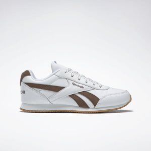 Adidasy Dziecięce Reebok Royal Classic Jogger 2.0 Białe/Brązowe PL 63TUKRA